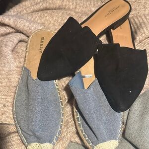 Old Navy and Denim Espadrille Flats
